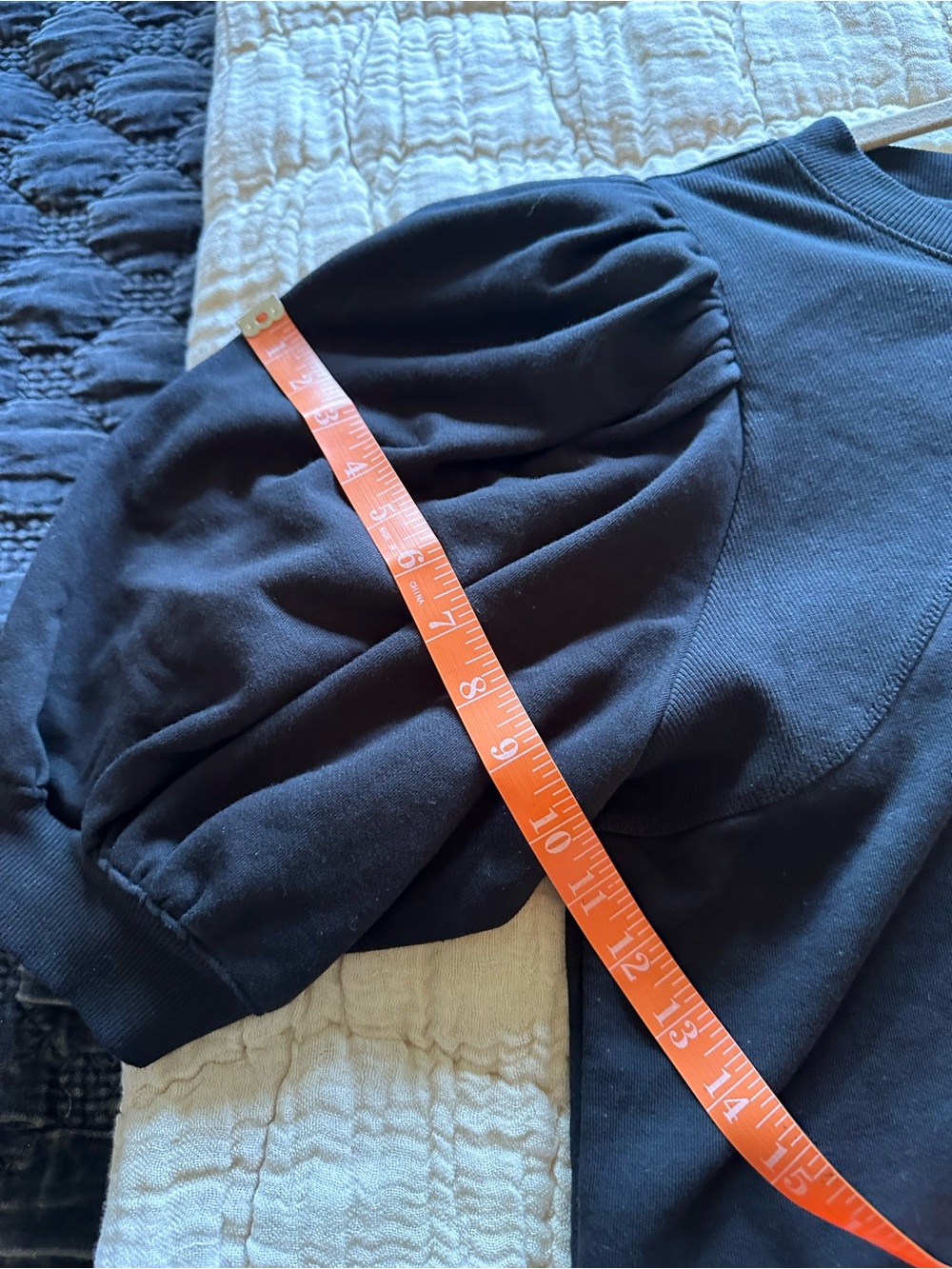 Maeve black cropped sweatshirt - Picture 3 of 8